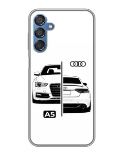 Чехол для Samsung Galaxy M15 (M156) с картинкой «Audi — контрастный дизайн»