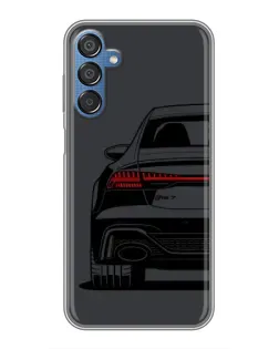 Чехол для Samsung Galaxy M15 (M156) с картинкой «Задняя часть Audi — арт»