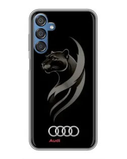 Чехол для Samsung Galaxy M15 (M156) с картинкой «Графика — пантера и Audi»