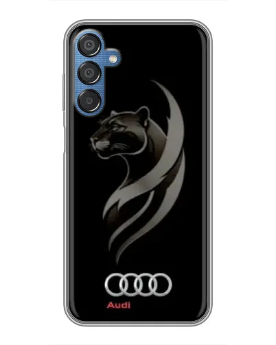 Чехол для Samsung Galaxy M15 (M156) с картинкой «Графика — пантера и Audi»