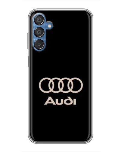 Чехол для Samsung Galaxy M15 (M156) с картинкой «Audi — золотой логотип»