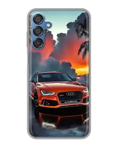 Чехол для Samsung Galaxy M15 (M156) с картинкой «Audi — закат»