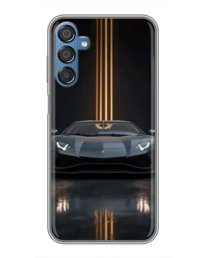 Чехол для Samsung Galaxy M15 (M156) с картинкой «Lamborghini золотые линии» Чехол для Samsung Galaxy M15 (M156) с картинкой «Lamborghini золотые линии»