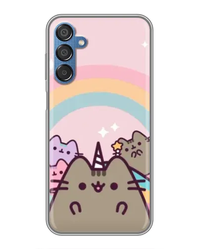 Чехол для Samsung Galaxy M15 (M156) с картинкой «Единорог Pusheen»