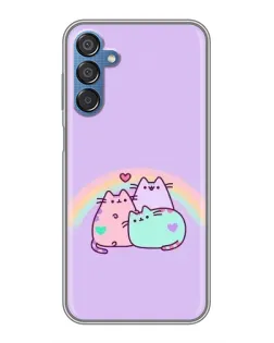 Чехол для Samsung Galaxy M15 (M156) с картинкой «Радужные Пушины»