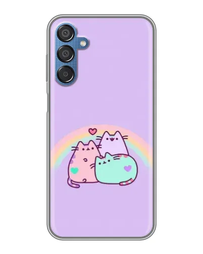 Чехол для Samsung Galaxy M15 (M156) с картинкой «Радужные Пушины»