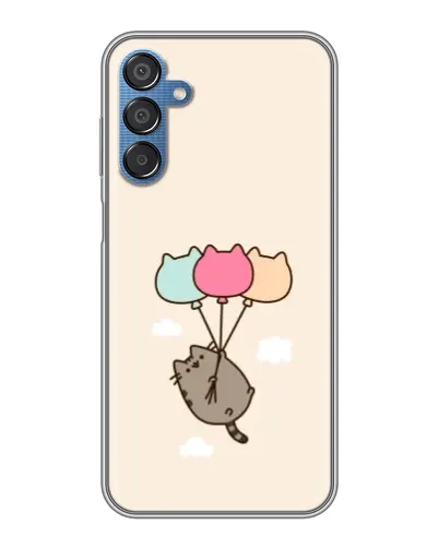 Чехол для Samsung Galaxy M15 (M156) с картинкой «Пушин на шариках»