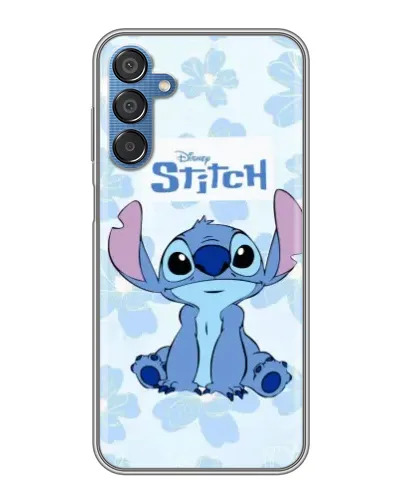 Чехол для Samsung Galaxy M15 (M156) с картинкой «Stitch среди цветов»