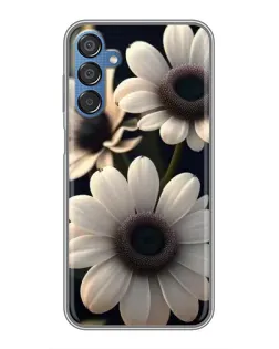 Чехол для Samsung Galaxy M15 (M156) с картинкой «Белые маргаритки макро» Чехол для Samsung Galaxy M15 (M156) с картинкой «Белые маргаритки макро»