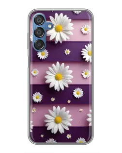 Чехол для Samsung Galaxy M15 (M156) с картинкой «Ромашки на фиолетовом» Чехол для Samsung Galaxy M15 (M156) с картинкой «Ромашки на фиолетовом»