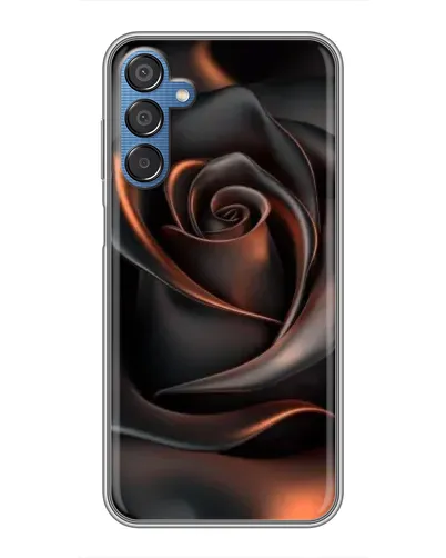 Чехол для Samsung Galaxy M15 (M156) с картинкой «Шелковая черная роза» Чехол для Samsung Galaxy M15 (M156) с картинкой «Шелковая черная роза»