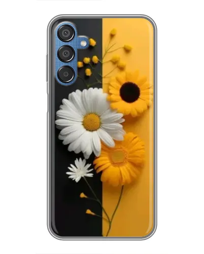 Чехол для Samsung Galaxy M15 (M156) с картинкой «Подсолнух и ромашка» Чехол для Samsung Galaxy M15 (M156) с картинкой «Подсолнух и ромашка»