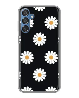 Чехол для Samsung Galaxy M15 (M156) с картинкой «Ромашки на черном» Чехол для Samsung Galaxy M15 (M156) с картинкой «Ромашки на черном»