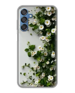 Чехол для Samsung Galaxy M15 (M156) с картинкой «Ветка мелких белых цветов» Чехол для Samsung Galaxy M15 (M156) с картинкой «Ветка мелких белых цветов»