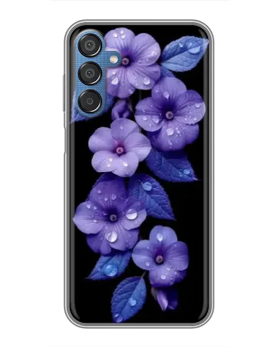Чехол для Samsung Galaxy M15 (M156) с картинкой «Фиолетовые цветы с росою» Чехол для Samsung Galaxy M15 (M156) с картинкой «Фиолетовые цветы с росою»