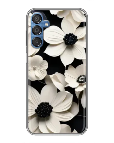 Чехол для Samsung Galaxy M15 (M156) с картинкой «Объемные белые цветы» Чехол для Samsung Galaxy M15 (M156) с картинкой «Объемные белые цветы»