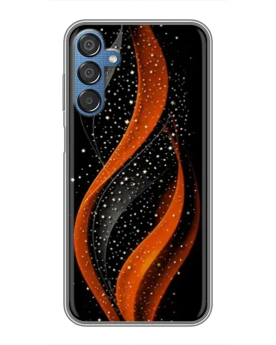 Чехол для Samsung Galaxy M15 (M156) с картинкой «Огненная звездная волна»