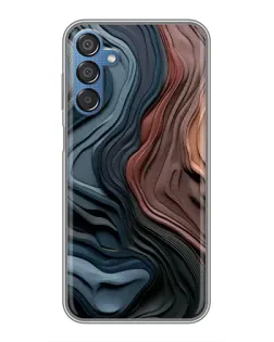 Чехол для Samsung Galaxy M15 (M156) с картинкой «Цветные волны каньона»