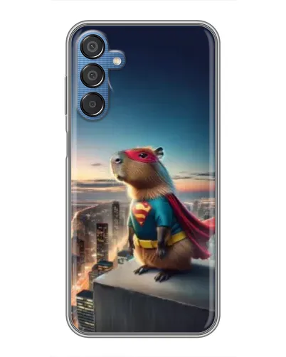 Чехол для Samsung Galaxy M15 (M156) с картинкой «Капи-мен супергерой» Чехол для Samsung Galaxy M15 (M156) с картинкой «Капи-мен супергерой»