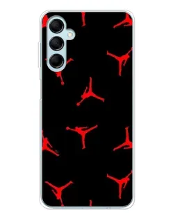 Чохол для Samsung Galaxy M16 з картинкою «Jordan Red Pattern»