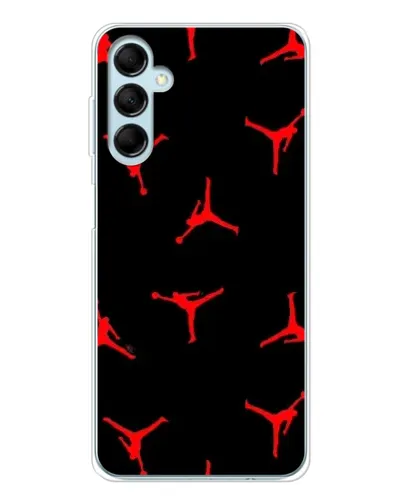 Чохол для Samsung Galaxy M16 з картинкою «Jordan Red Pattern»