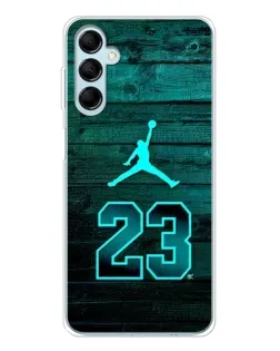 Чохол для Samsung Galaxy M16 з картинкою «Jordan Cyan 23» Чохол для Samsung Galaxy M16 з картинкою «Jordan Cyan 23»
