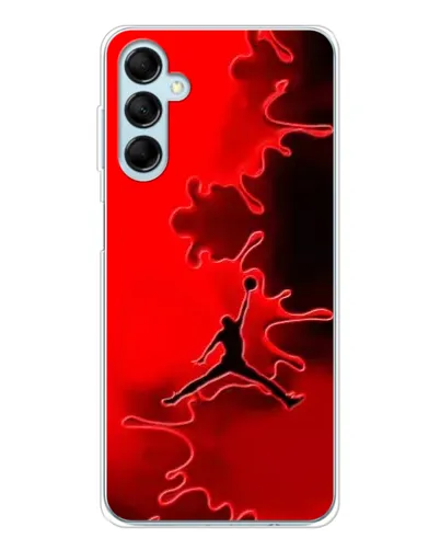 Чохол для Samsung Galaxy M16 з картинкою «Jordan Red Smoke»