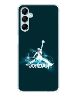 Чохол для Samsung Galaxy M16 з картинкою «Jordan Blue Fire» Чохол для Samsung Galaxy M16 з картинкою «Jordan Blue Fire»