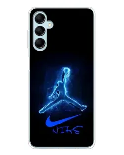 Чохол для Samsung Galaxy M16 з картинкою «Jordan Neon Blue» Чохол для Samsung Galaxy M16 з картинкою «Jordan Neon Blue»