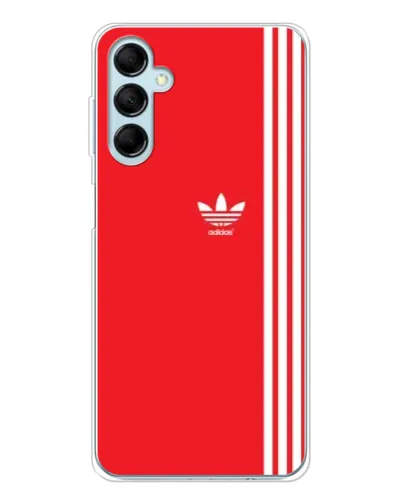 Чехол для Samsung Galaxy M16 с картинкой «Красный минимализм Adidas» Чехол для Samsung Galaxy M16 с картинкой «Красный минимализм Adidas»