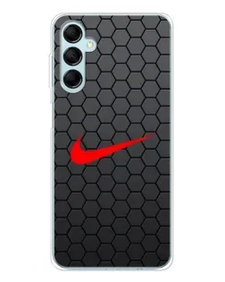 Чохол для Samsung Galaxy M16 з картинкою «Nike — карбонова сітка»