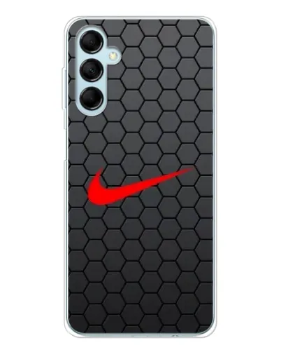 Чехол для Samsung Galaxy M16 с картинкой «Nike — карбоновая сетка»