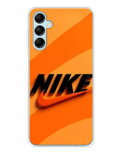 Чехол для Samsung Galaxy M16 с картинкой «Оранжевый драйв Nike»