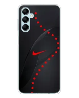 Чехол для Samsung Galaxy M16 с картинкой «Абстрактный дизайн Nike»