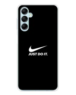 Чехол для Samsung Galaxy M16 с картинкой «Минимализм от Nike»