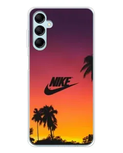 Чехол для Samsung Galaxy M16 с картинкой «Nike на закате солнца»
