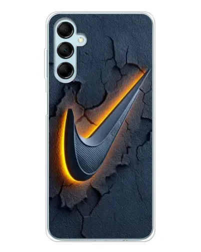 Чехол для Samsung Galaxy M16 с картинкой «Объемный логотип Найк»