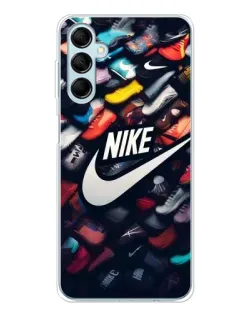 Чехол для Samsung Galaxy M16 с картинкой «Коллекция кроссовок Nike»
