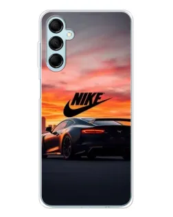 Чехол для Samsung Galaxy M16 с картинкой «Nike и суперкар»