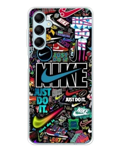 Чехол для Samsung Galaxy M16 с картинкой «Яркий коллаж Nike» Чехол для Samsung Galaxy M16 с картинкой «Яркий коллаж Nike»