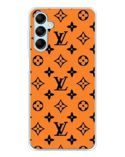 Чехол для Samsung Galaxy M16 с картинкой «Оранжевый стиль LV» Чехол для Samsung Galaxy M16 с картинкой «Оранжевый стиль LV»
