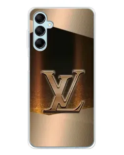 Чехол для Samsung Galaxy M16 с картинкой «LV — золотое сияние»