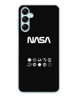 Чехол для Samsung Galaxy M16 с картинкой «NASA — технический принт»