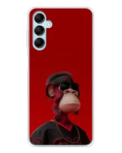 Чохол для Samsung Galaxy M16 з картинкою «Bored Ape в червоному»