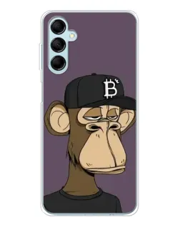 Чехол для Samsung Galaxy M16 с картинкой «Bored Ape в кепке»