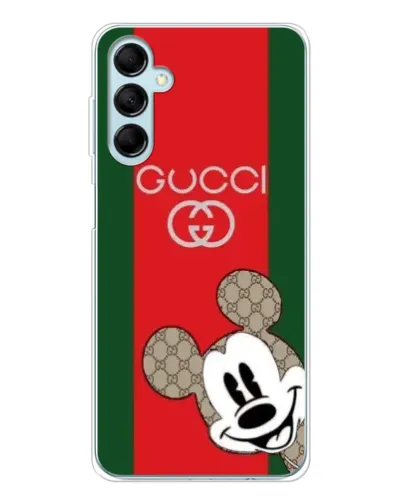 Чохол для Samsung Galaxy M16 з картинкою «Gucci — смуги та Міккі» Чохол для Samsung Galaxy M16 з картинкою «Gucci — смуги та Міккі»