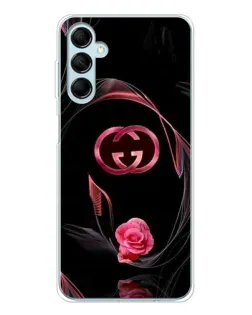 Чохол для Samsung Galaxy M16 з картинкою «Gucci — неонова троянда»