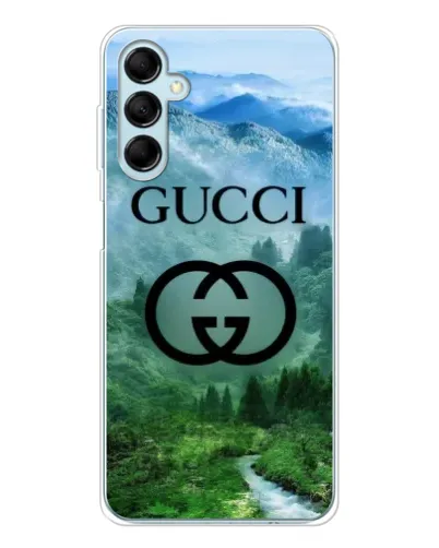 Чохол для Samsung Galaxy M16 з картинкою «Gucci — гірський пейзаж» Чохол для Samsung Galaxy M16 з картинкою «Gucci — гірський пейзаж»