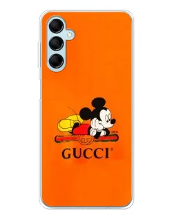 Чохол для Samsung Galaxy M16 з картинкою «Міккі Маус Gucci — помаранч»