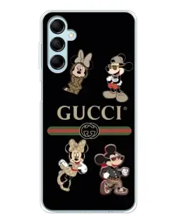 Чохол для Samsung Galaxy M16 з картинкою «Gucci — герої Disney та монограма»